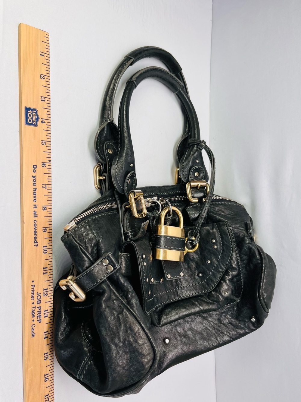 Chloe Black Leather medium Paddington Capsule satchel - Picture 16 of 16